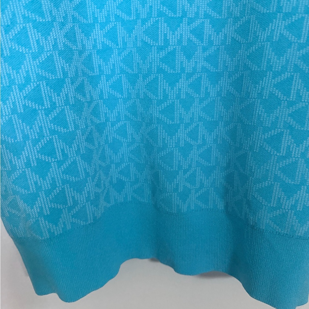 Michael Kors Aqua Short Sleeve Top - Picture 6 of 7